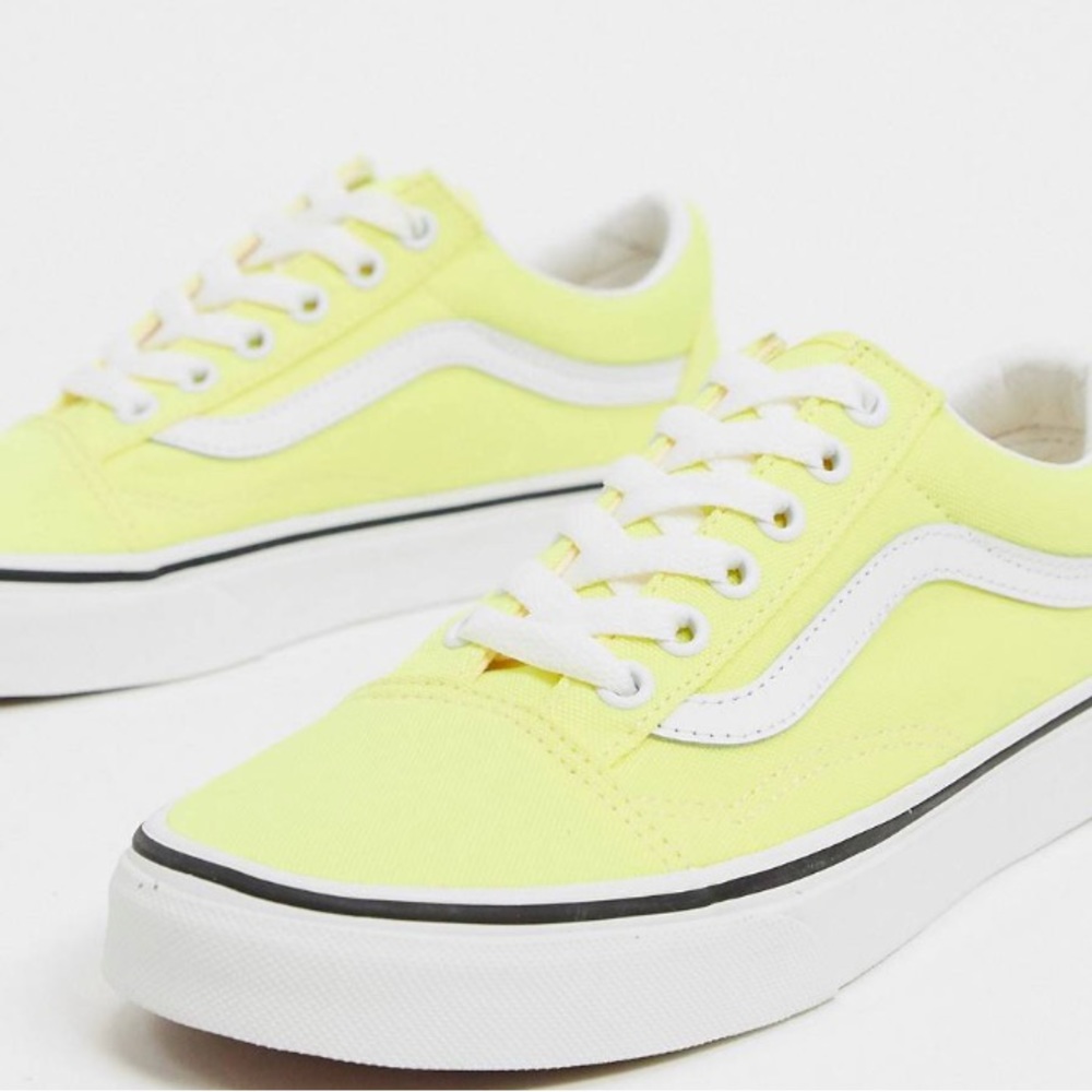 Vans Neon Old Skool sneakers in yellow